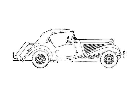 Download drawing MP Lafer Roadster 1981 in ai pdf png svg formats